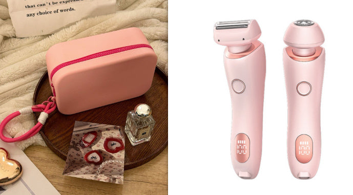 BuzzNest 2-in-1 Women's Electric Shaver | Body & Face Hair Remover