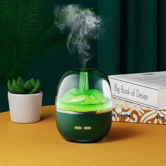 BuzzNest Ultrasonic Aroma Humidifier with LED Light & Heavy Mist Output
