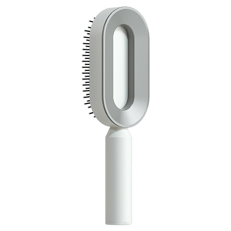 BuzzNest Self-Cleaning Hair Brush with Airbag Massage & Anti-Static Detangling