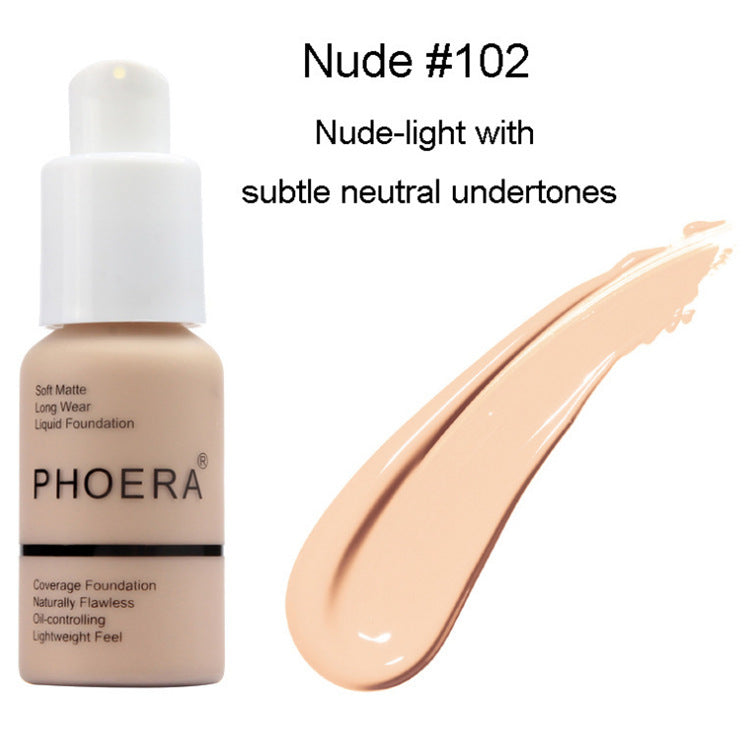 BuzzNest Matte Concealer Foundation – Oil Control, Brightening & Full Coverage