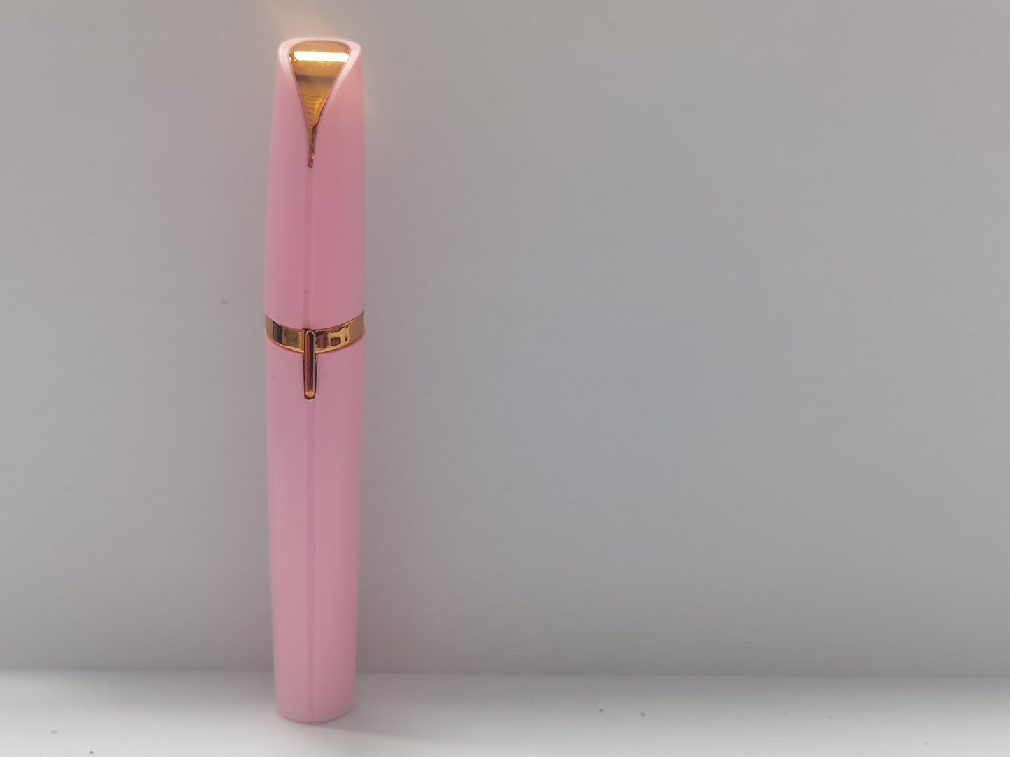 BuzzNest Mini Electric Eyebrow Trimmer with LED Light & 18K Gold-Plated Head
