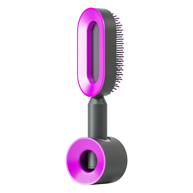 BuzzNest Self-Cleaning Hair Brush with Airbag Massage & Anti-Static Detangling