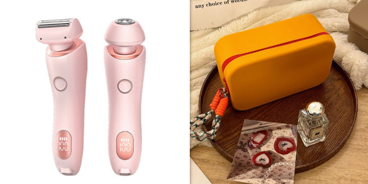 BuzzNest 2-in-1 Women's Electric Shaver | Body & Face Hair Remover