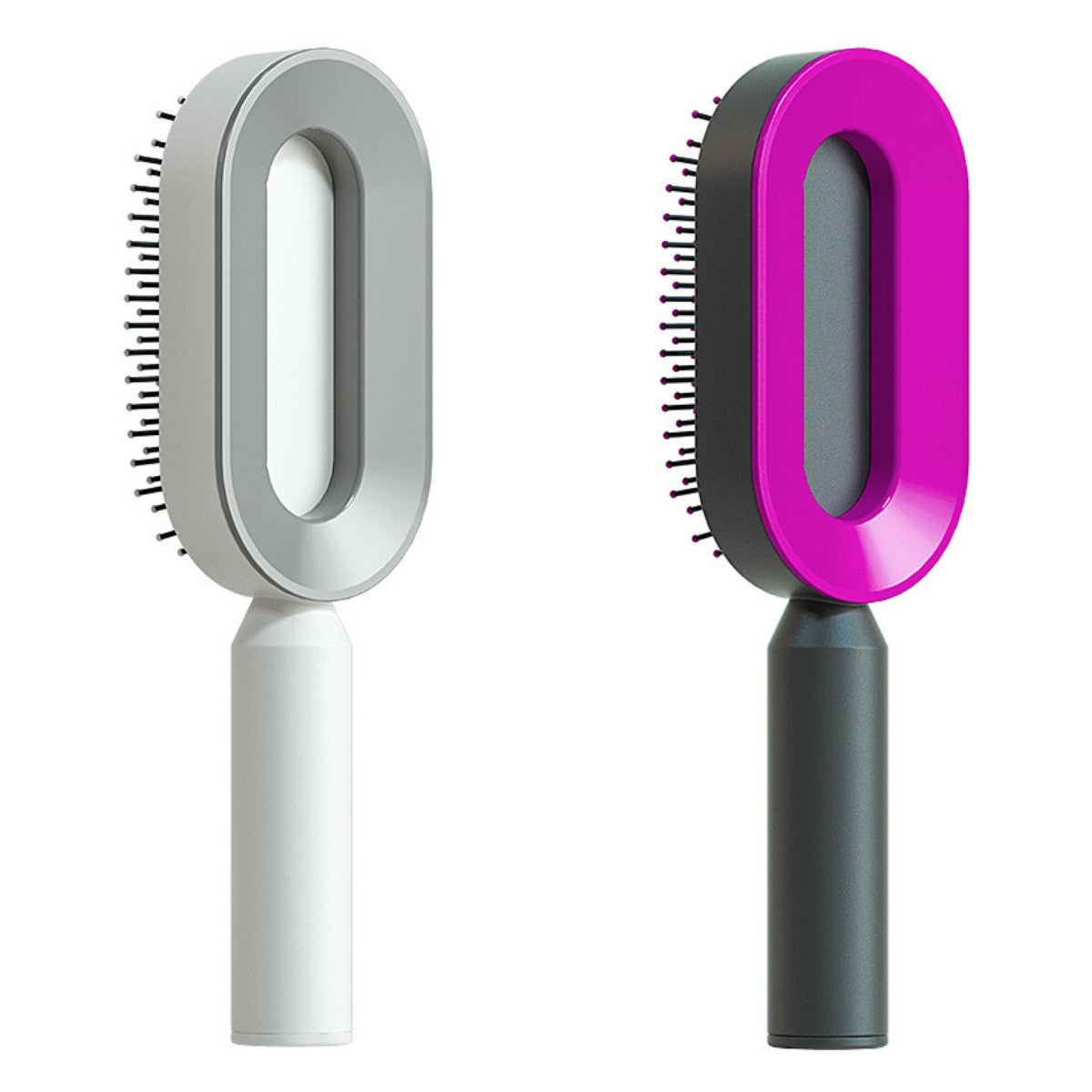 BuzzNest Self-Cleaning Hair Brush with Airbag Massage & Anti-Static Detangling