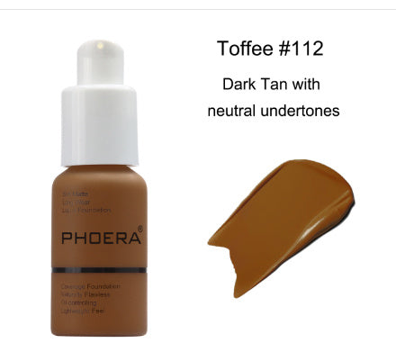 BuzzNest Matte Concealer Foundation – Oil Control, Brightening & Full Coverage