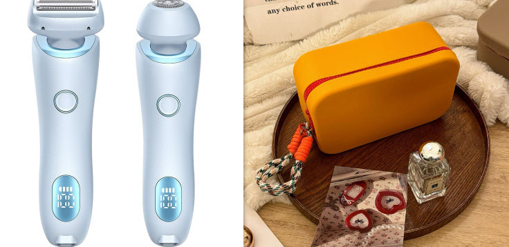 BuzzNest 2-in-1 Women's Electric Shaver | Body & Face Hair Remover