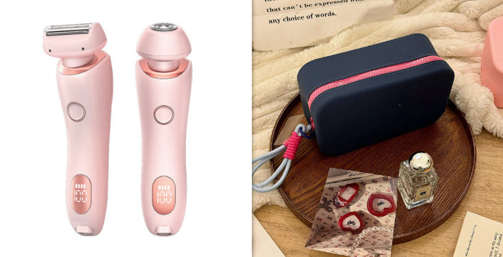 BuzzNest 2-in-1 Women's Electric Shaver | Body & Face Hair Remover