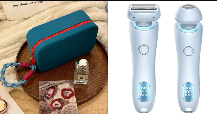 BuzzNest 2-in-1 Women's Electric Shaver | Body & Face Hair Remover