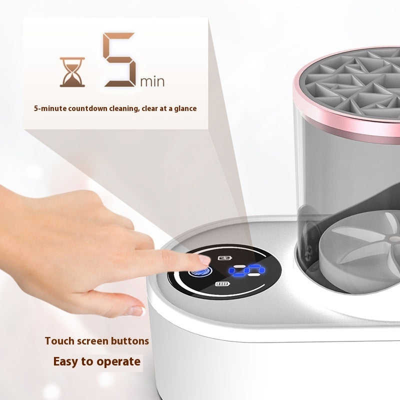 BuzzNest Electric Makeup Brush Cleaner & Dryer | Automatic Cleaning Station