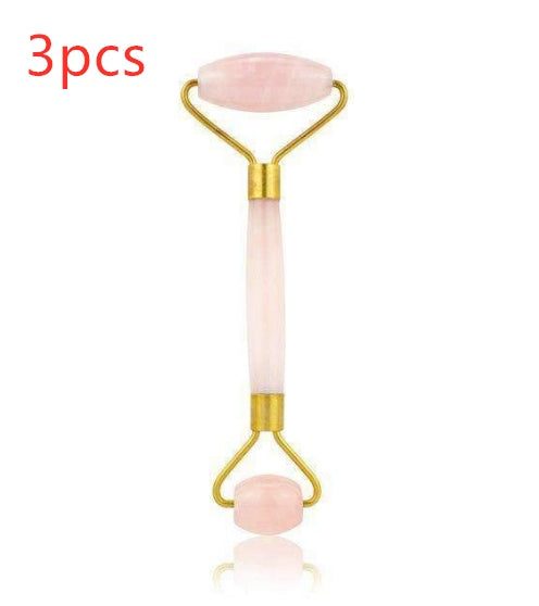 BuzzNest Natural Jade Facial Roller | Anti-Aging Massage Tool