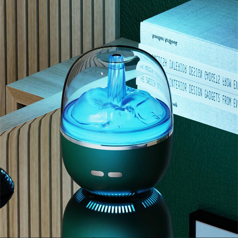 BuzzNest Ultrasonic Aroma Humidifier with LED Light & Heavy Mist Output