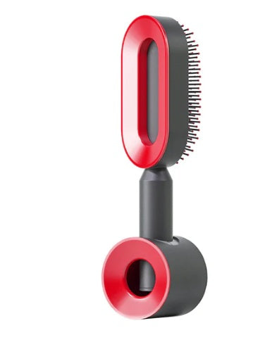 BuzzNest Self-Cleaning Hair Brush with Airbag Massage & Anti-Static Detangling