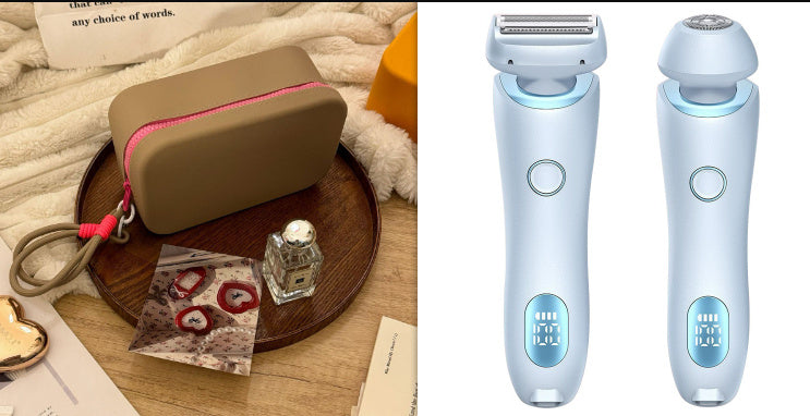 BuzzNest 2-in-1 Women's Electric Shaver | Body & Face Hair Remover