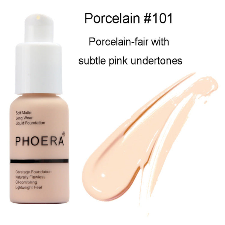 BuzzNest Matte Concealer Foundation – Oil Control, Brightening & Full Coverage