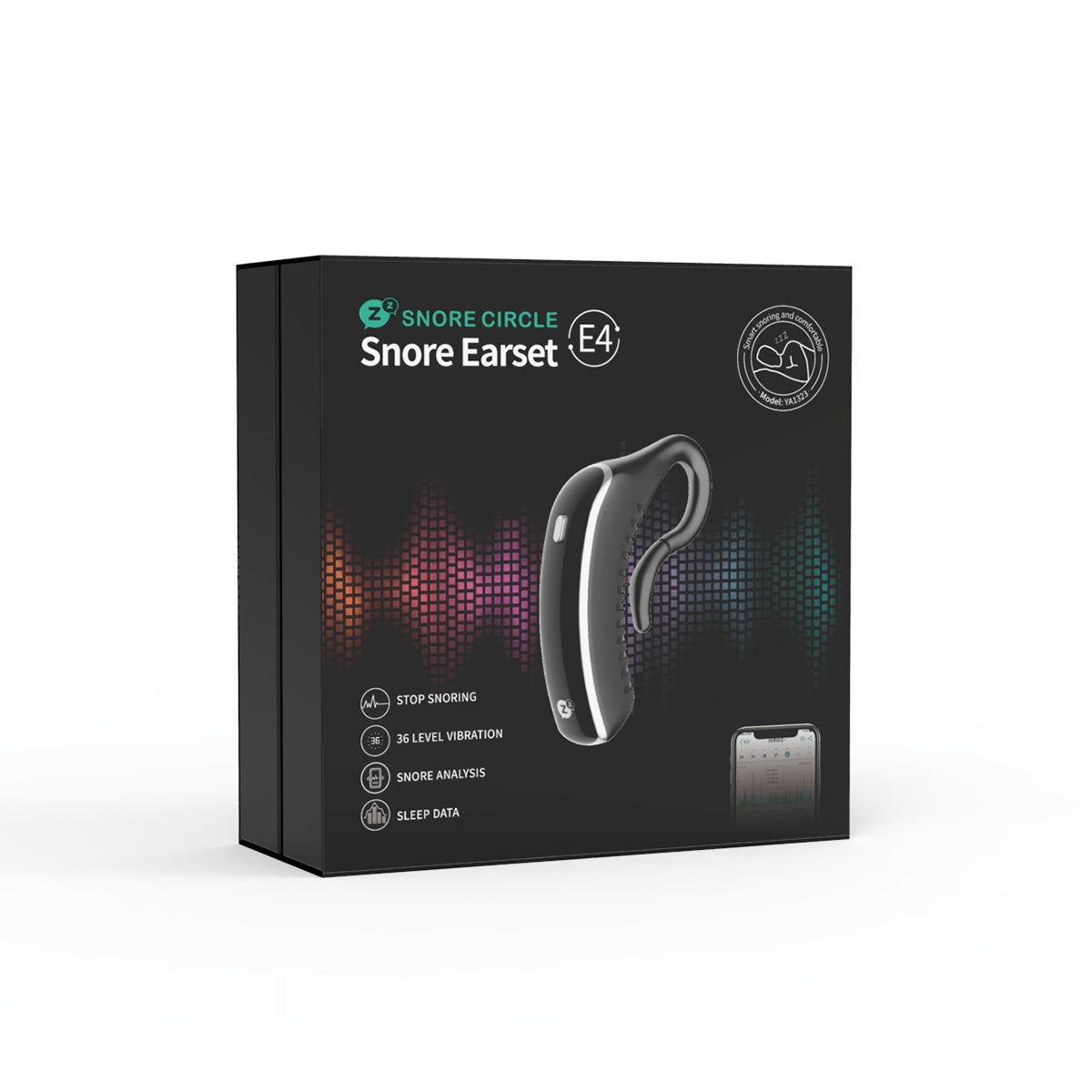 BuzzNest Smart Bluetooth Anti-Snoring Device with Sleep Monitor & APP Control