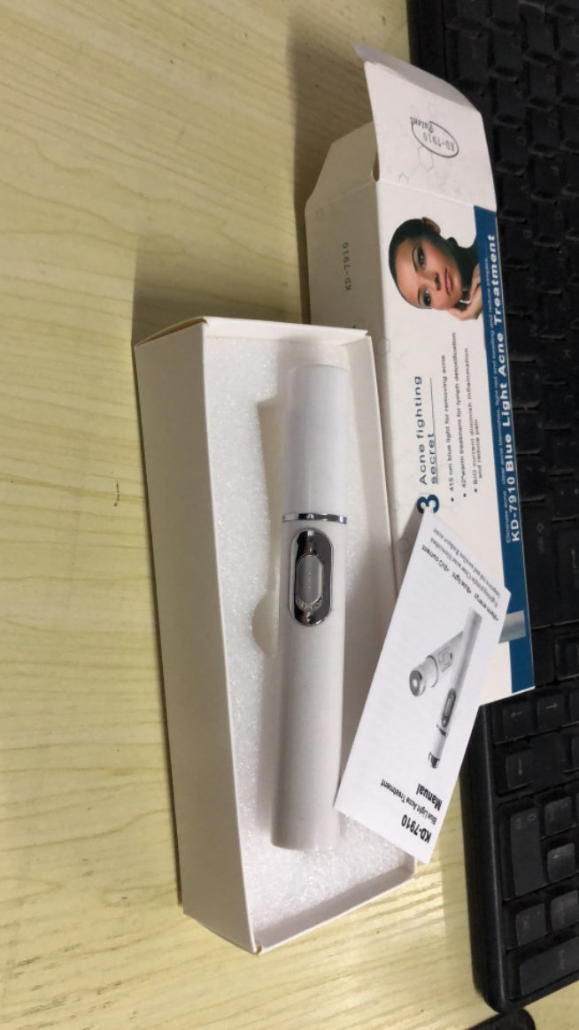 BuzzNest Blue Light Therapy Acne Pen | Scar & Wrinkle Removal Device