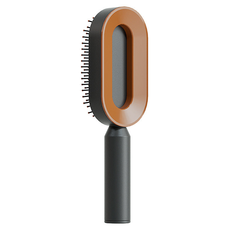 BuzzNest Self-Cleaning Hair Brush with Airbag Massage & Anti-Static Detangling