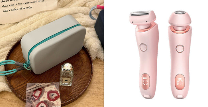 BuzzNest 2-in-1 Women's Electric Shaver | Body & Face Hair Remover