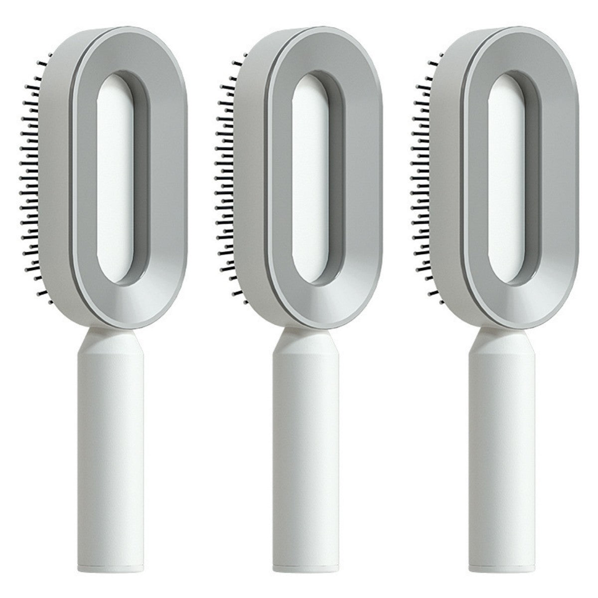 BuzzNest Self-Cleaning Hair Brush with Airbag Massage & Anti-Static Detangling