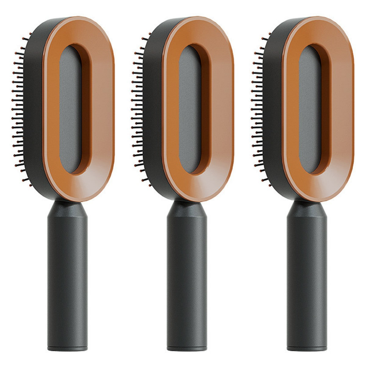 BuzzNest Self-Cleaning Hair Brush with Airbag Massage & Anti-Static Detangling