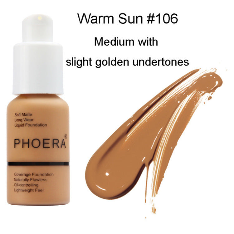 BuzzNest Matte Concealer Foundation – Oil Control, Brightening & Full Coverage