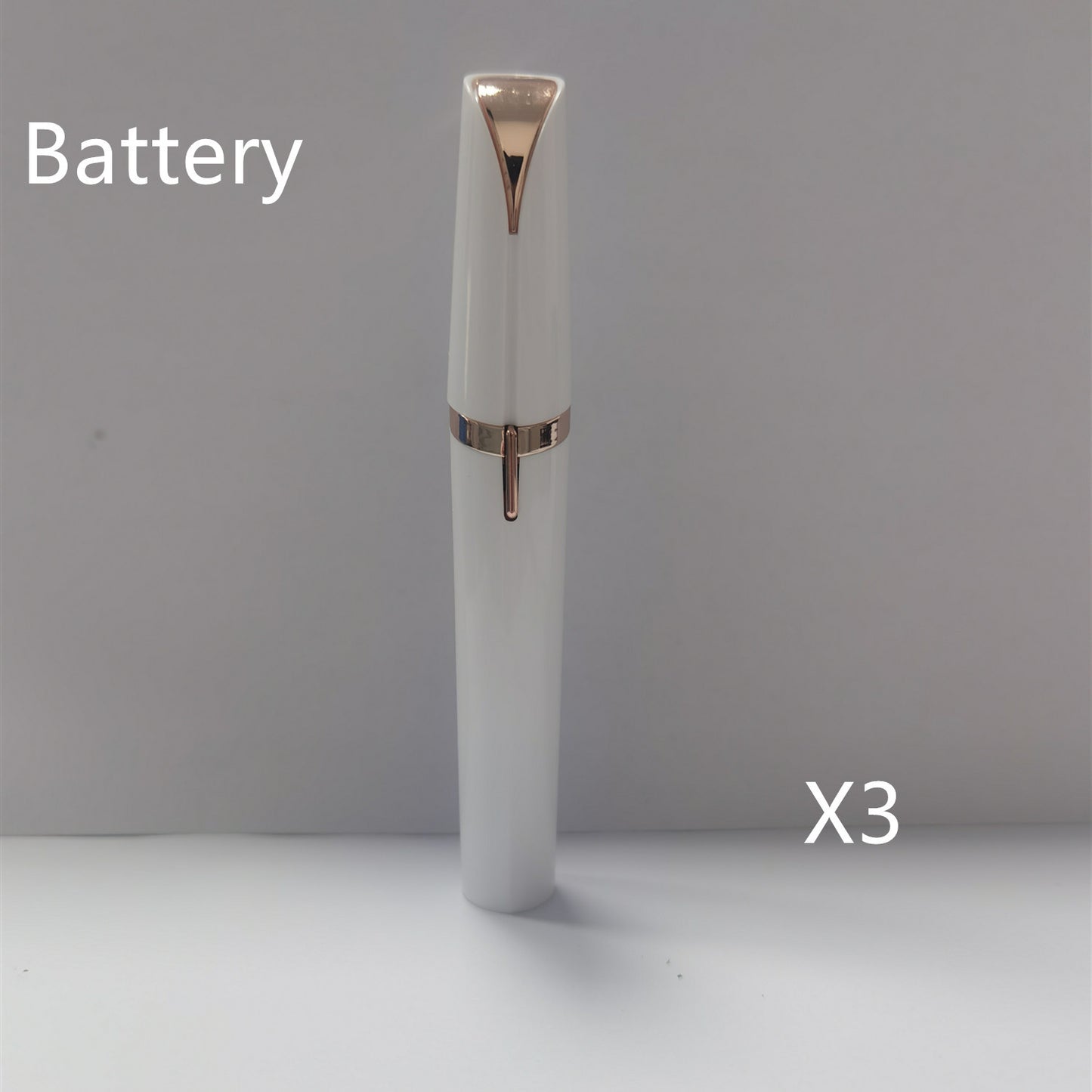 BuzzNest Mini Electric Eyebrow Trimmer with LED Light & 18K Gold-Plated Head
