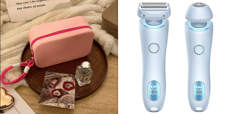 BuzzNest 2-in-1 Women's Electric Shaver | Body & Face Hair Remover