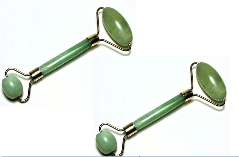 BuzzNest Natural Jade Facial Roller | Anti-Aging Massage Tool