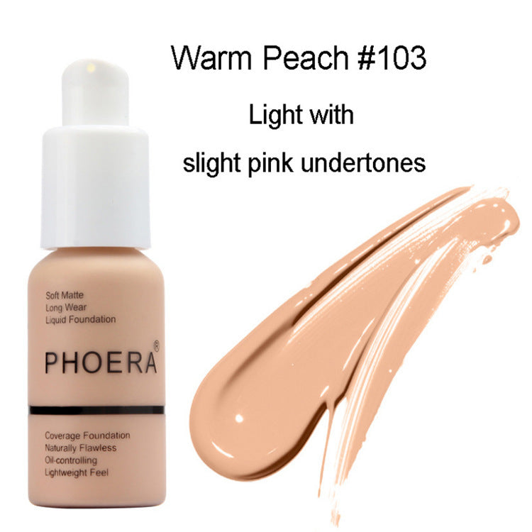 BuzzNest Matte Concealer Foundation – Oil Control, Brightening & Full Coverage