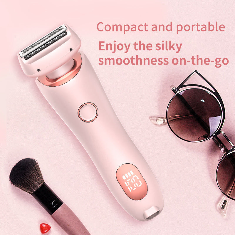 BuzzNest 2-in-1 Women's Electric Shaver | Body & Face Hair Remover
