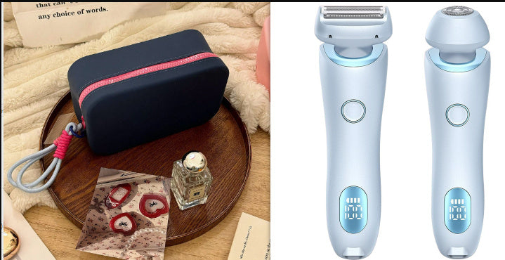 BuzzNest 2-in-1 Women's Electric Shaver | Body & Face Hair Remover