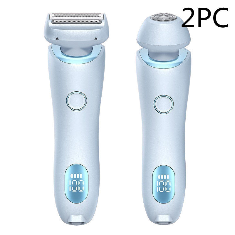 BuzzNest 2-in-1 Women's Electric Shaver | Body & Face Hair Remover