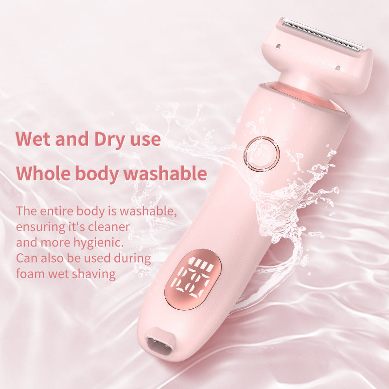 BuzzNest 2-in-1 Women's Electric Shaver | Body & Face Hair Remover