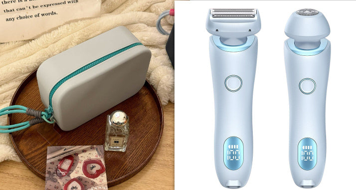 BuzzNest 2-in-1 Women's Electric Shaver | Body & Face Hair Remover