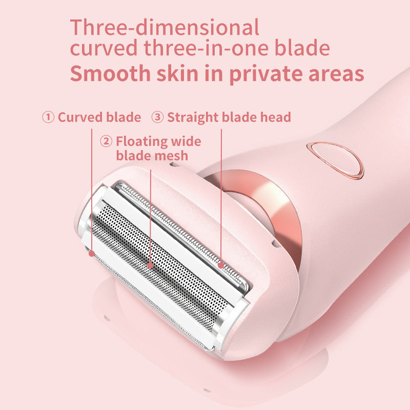 BuzzNest 2-in-1 Women's Electric Shaver | Body & Face Hair Remover