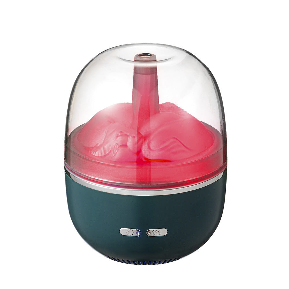 BuzzNest Ultrasonic Aroma Humidifier with LED Light & Heavy Mist Output
