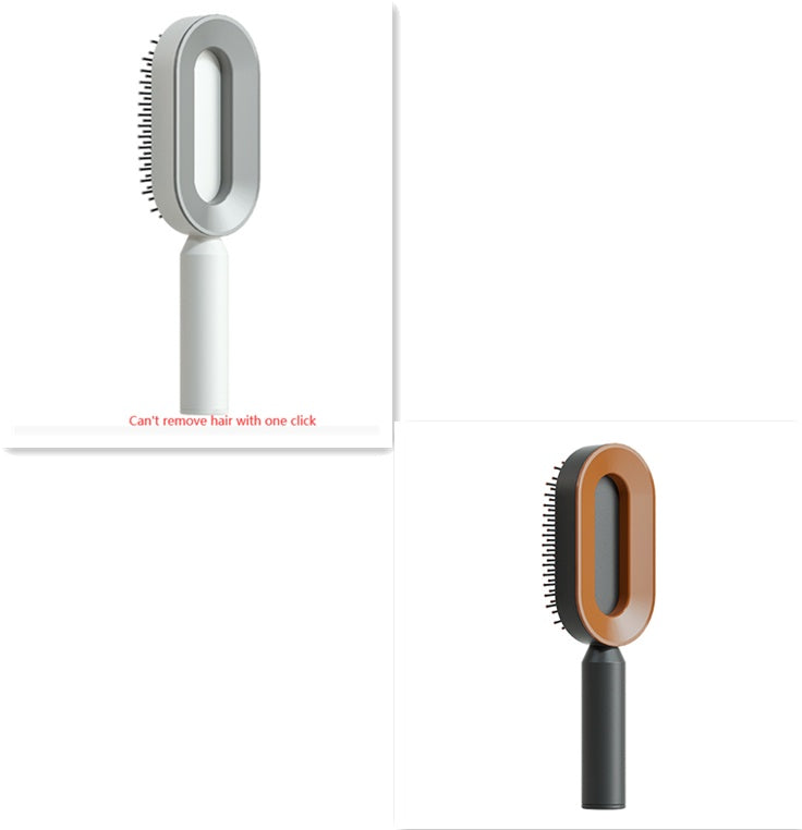 BuzzNest Self-Cleaning Hair Brush with Airbag Massage & Anti-Static Detangling
