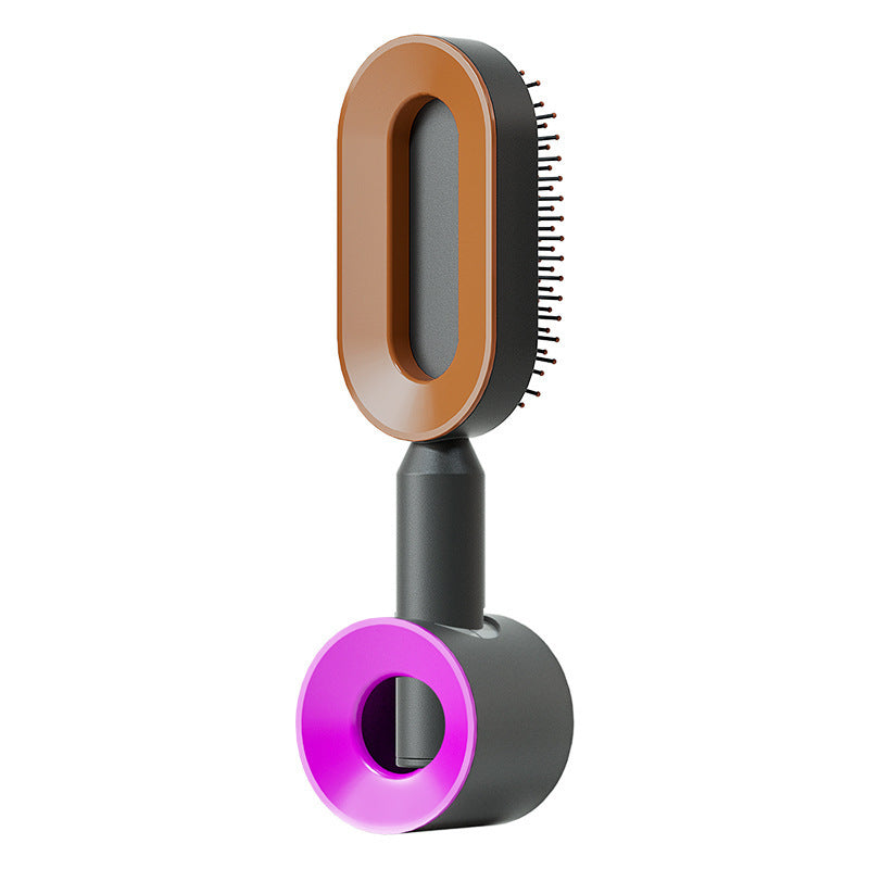 BuzzNest Self-Cleaning Hair Brush with Airbag Massage & Anti-Static Detangling