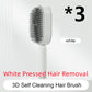 BuzzNest Self-Cleaning Hair Brush with Airbag Massage & Anti-Static Detangling