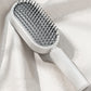 BuzzNest Self-Cleaning Hair Brush with Airbag Massage & Anti-Static Detangling