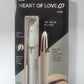 BuzzNest Mini Electric Eyebrow Trimmer with LED Light & 18K Gold-Plated Head