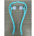 BuzzNest 6-Roller Manual Neck Massager with Natural Jade Scraping Board