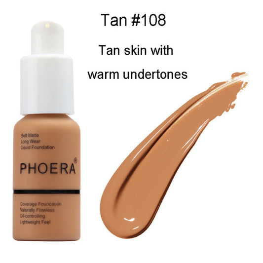 Matte Concealer Foundation – Oil Control, Brightening & Full Coverage