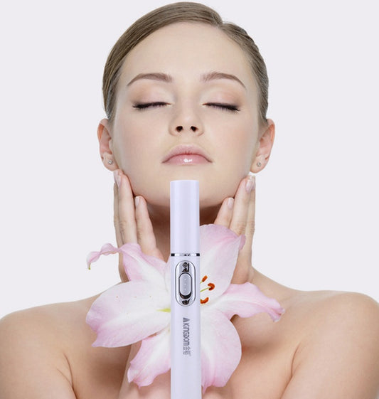BuzzNest Blue Light Therapy Acne Pen | Scar & Wrinkle Removal Device