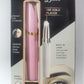 BuzzNest Mini Electric Eyebrow Trimmer with LED Light & 18K Gold-Plated Head