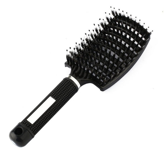 Anti-Klit Nylon Bristle Hairbrush with Scalp Massage
