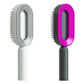 BuzzNest Self-Cleaning Hair Brush with Airbag Massage & Anti-Static Detangling