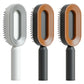 BuzzNest Self-Cleaning Hair Brush with Airbag Massage & Anti-Static Detangling