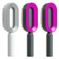 BuzzNest Self-Cleaning Hair Brush with Airbag Massage & Anti-Static Detangling