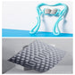 BuzzNest 6-Roller Manual Neck Massager with Natural Jade Scraping Board